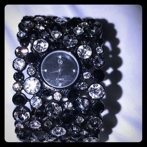Crystal Bangle Watch